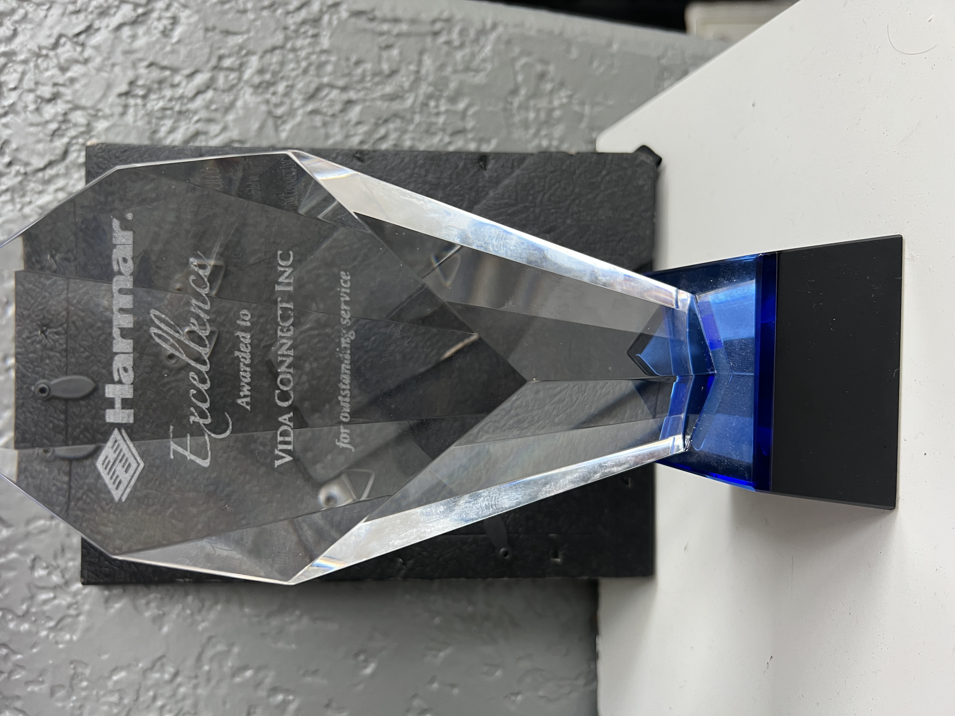 Harmar Excellence Award Trophy